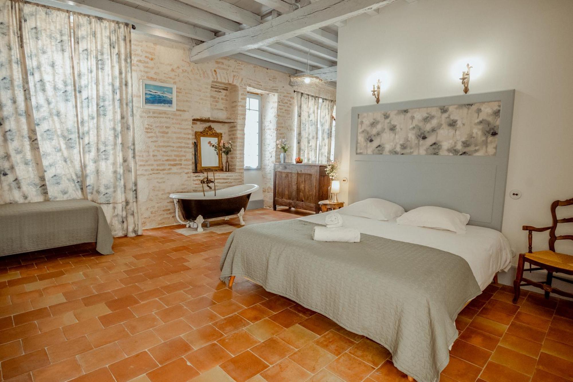 La Chambre Bleue Lauzerte Exterior foto
